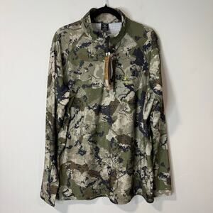 Kings Camo Men's NEW XKG Performance Fleece Pullover Green Brown XL